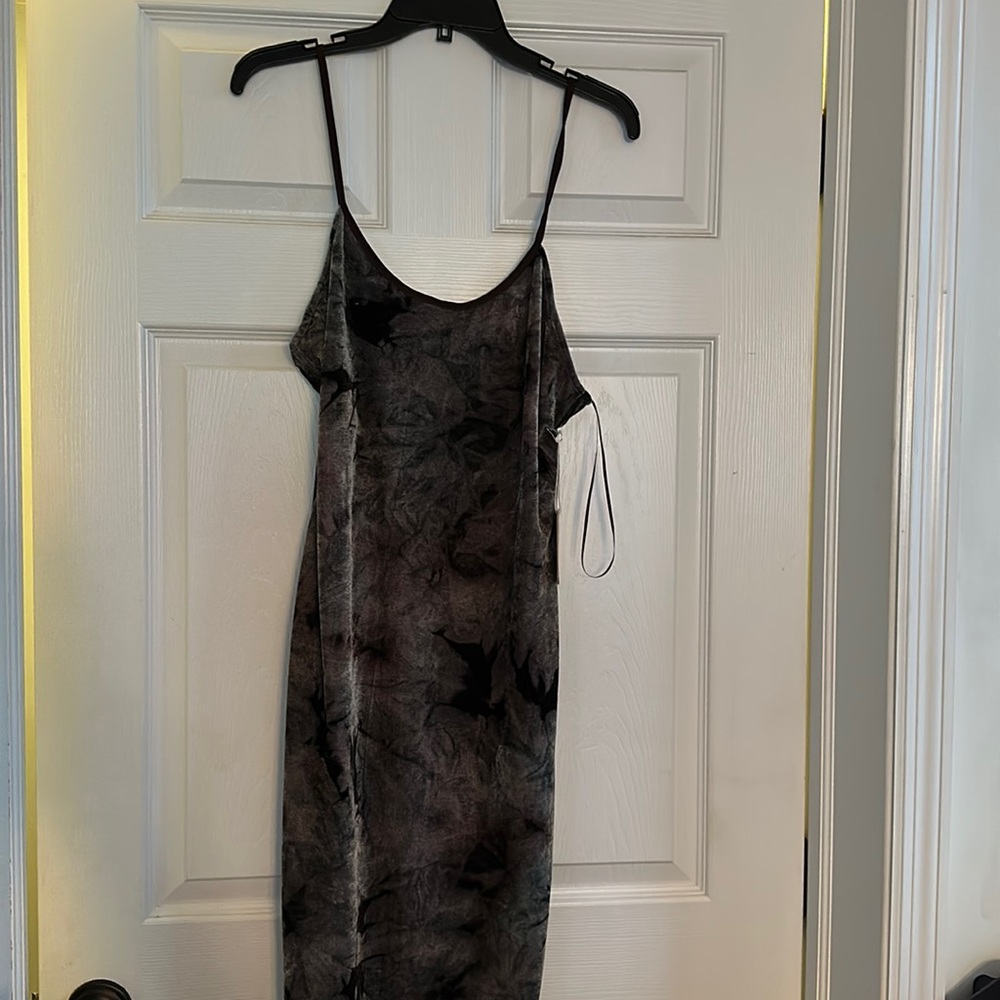 Cotton Candy brand full-length velour dress